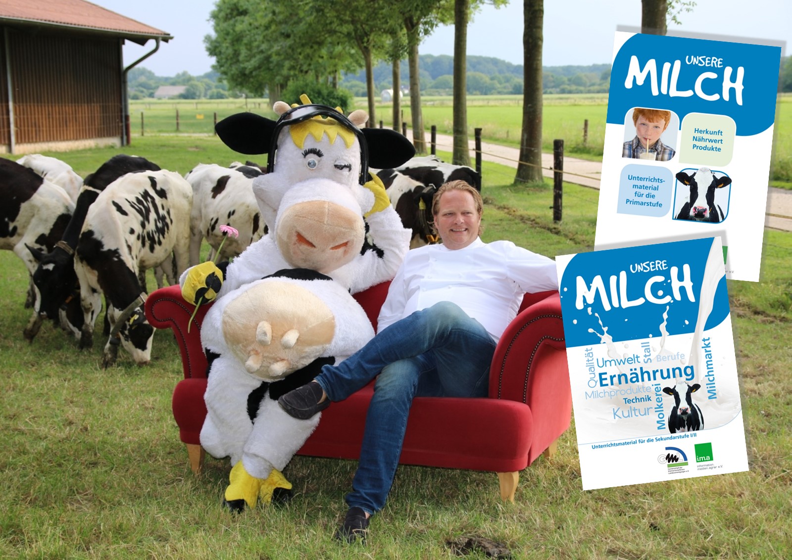 Lotte & TV-Koch Björn Freitag sorgen für „mehr Milch im Pott“