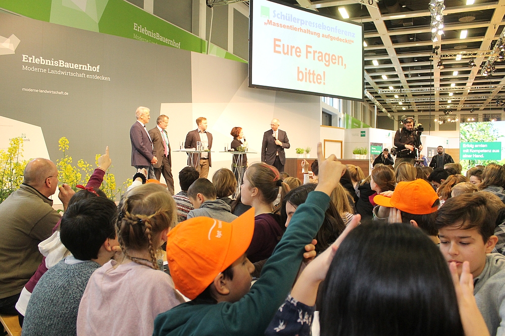 Grüne Woche: Größte Pressekonferenz der Messe 