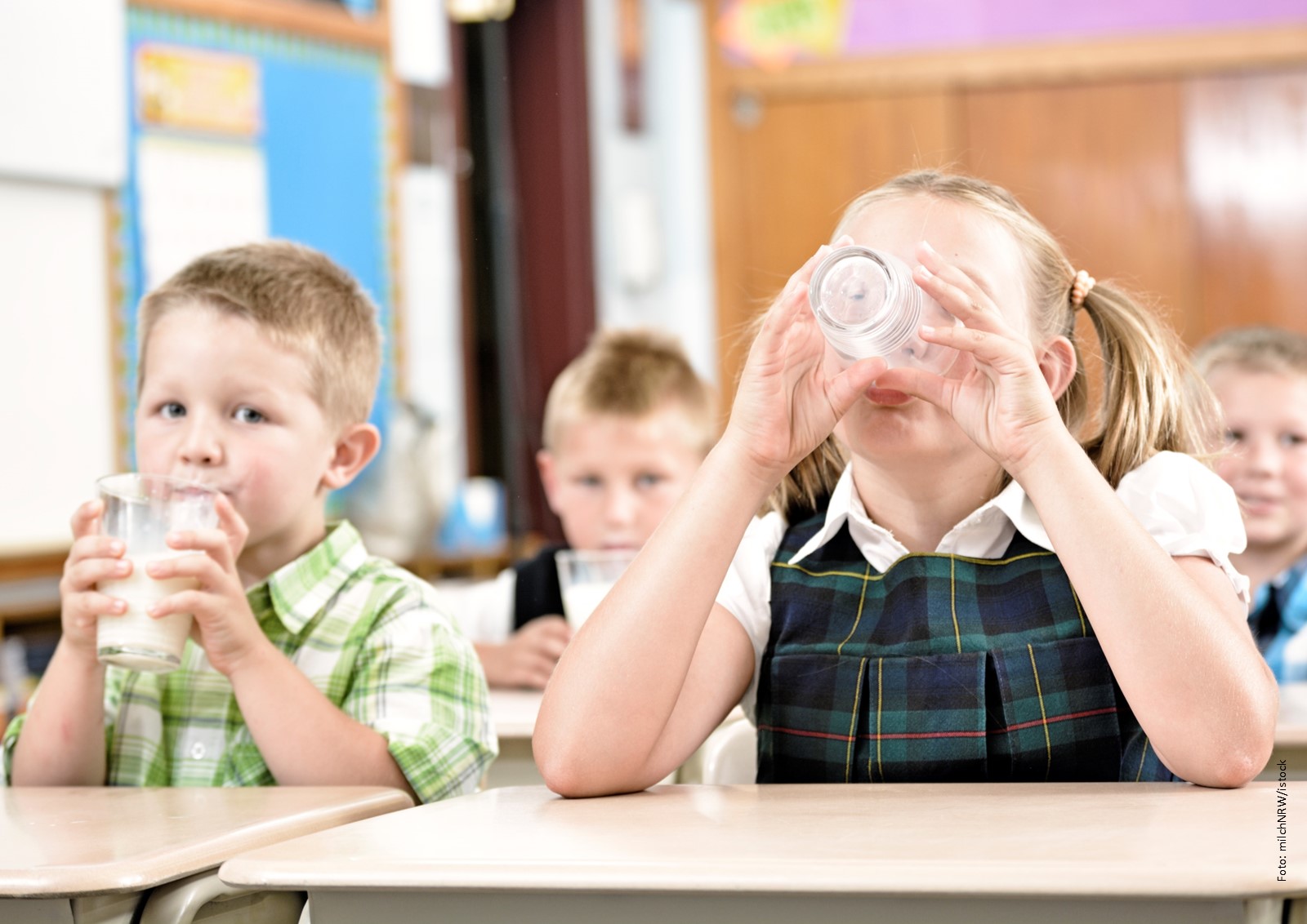 Milch gehört zu einer ausgewogenen Ernährung