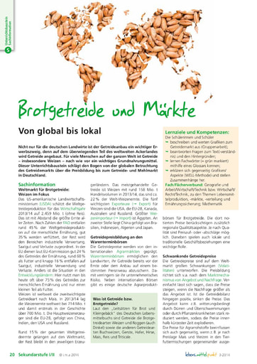 Brotgetreide und Märkte - von global bis lokal