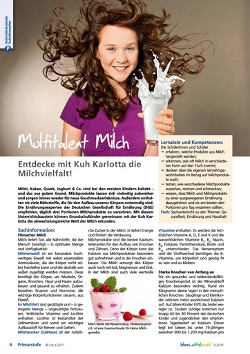 Multitalent Milch - Entdecke mit Kuh Karlotta die Milchvielfalt!