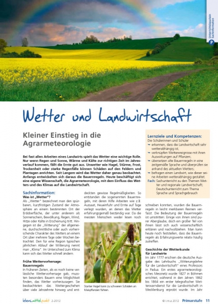 Wetter und Landwirtschaft