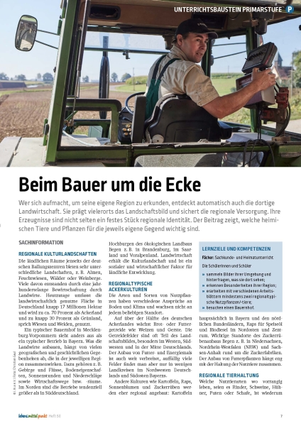 Regionaltypische Landwirtschaft